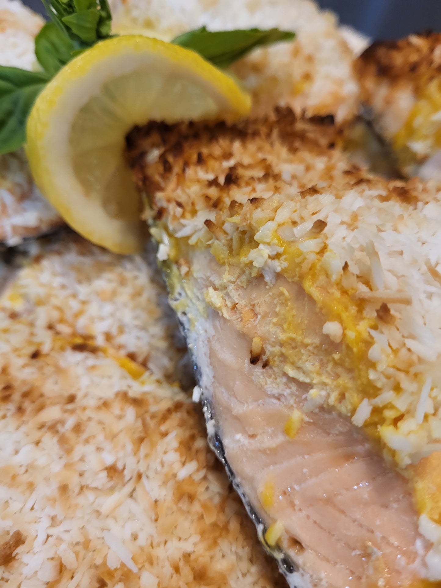 Coconut Crusted Salmon