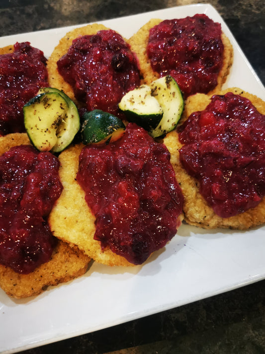 Cranberry Turkey Cutlet