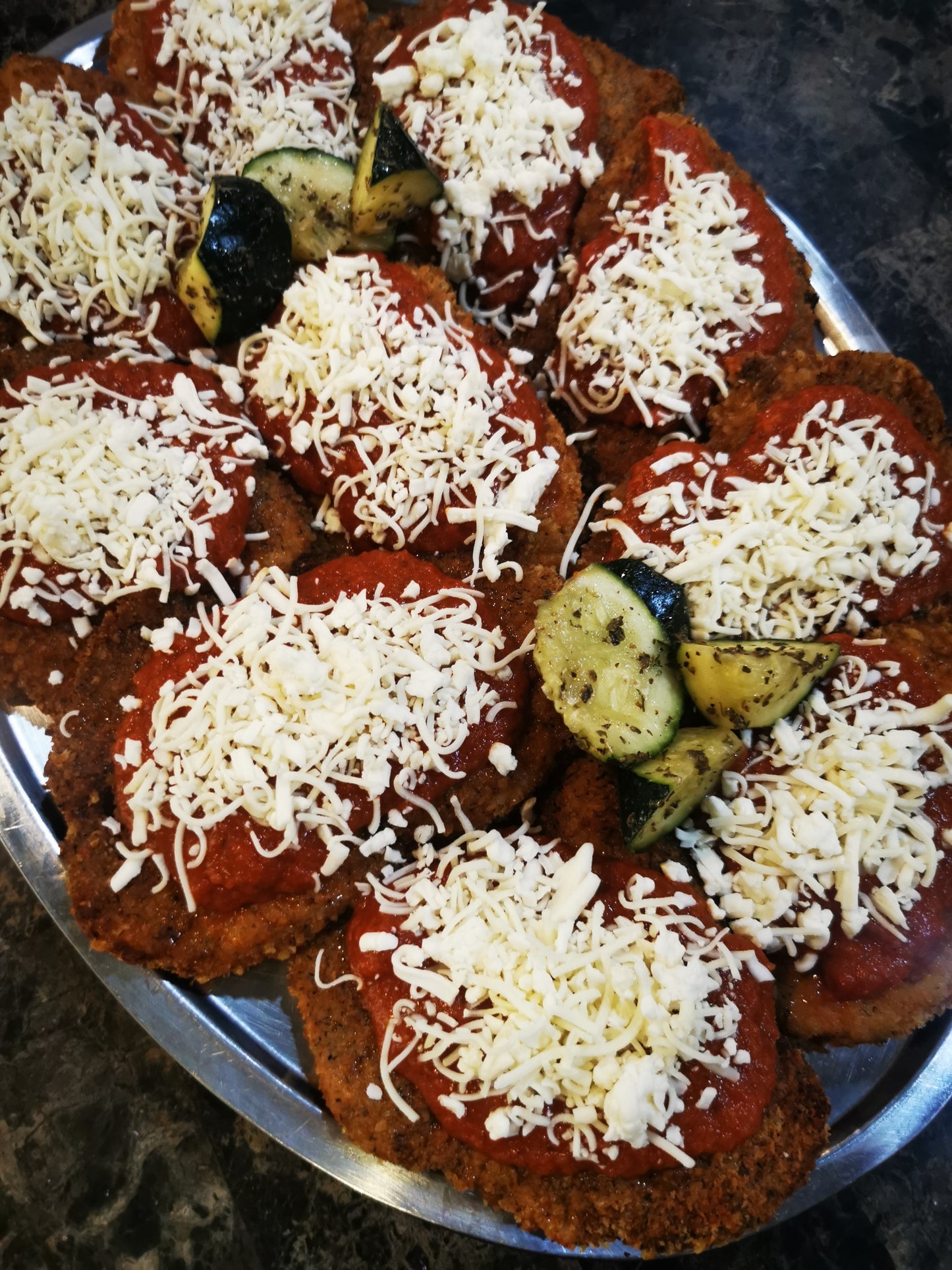 Chicken Parmesan ~ w Starch & Two Veggies already included (Frozen Meal)