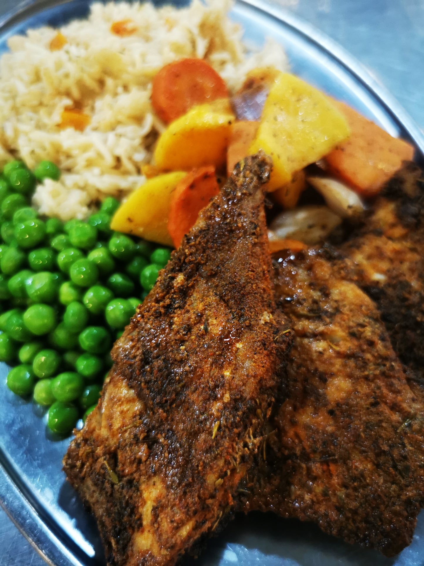 Blackened Snapper ~ Includes Starch & Veggies (Frozen Meal)