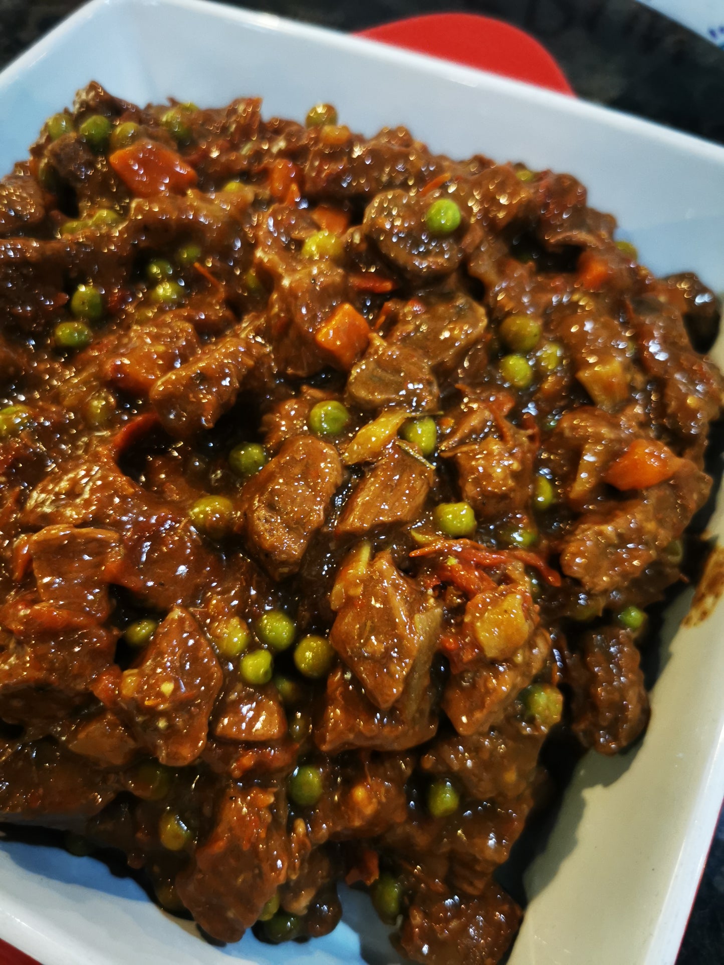 Parkers Beef Stew ~ Includes Starch & Two veggies (Frozen Meal)