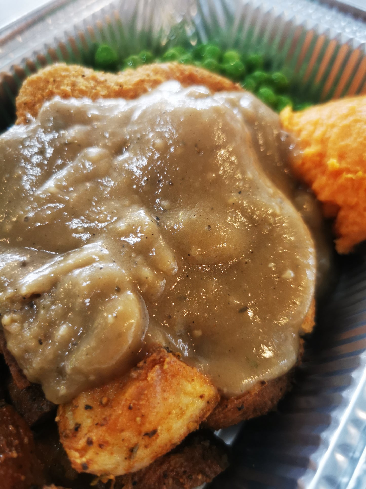 Turkey Cutlet ~ includes Starch & Veggies (Frozen Meal)