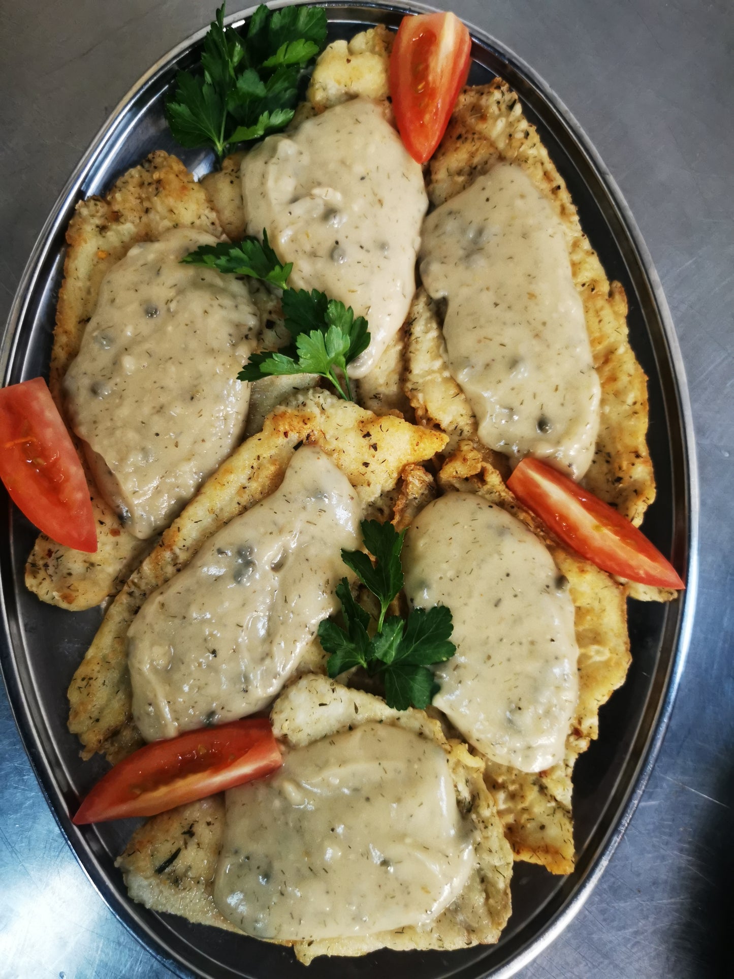 Lemon Caper Snapper ~ Includes Starch & Veggies (Frozen Meal)