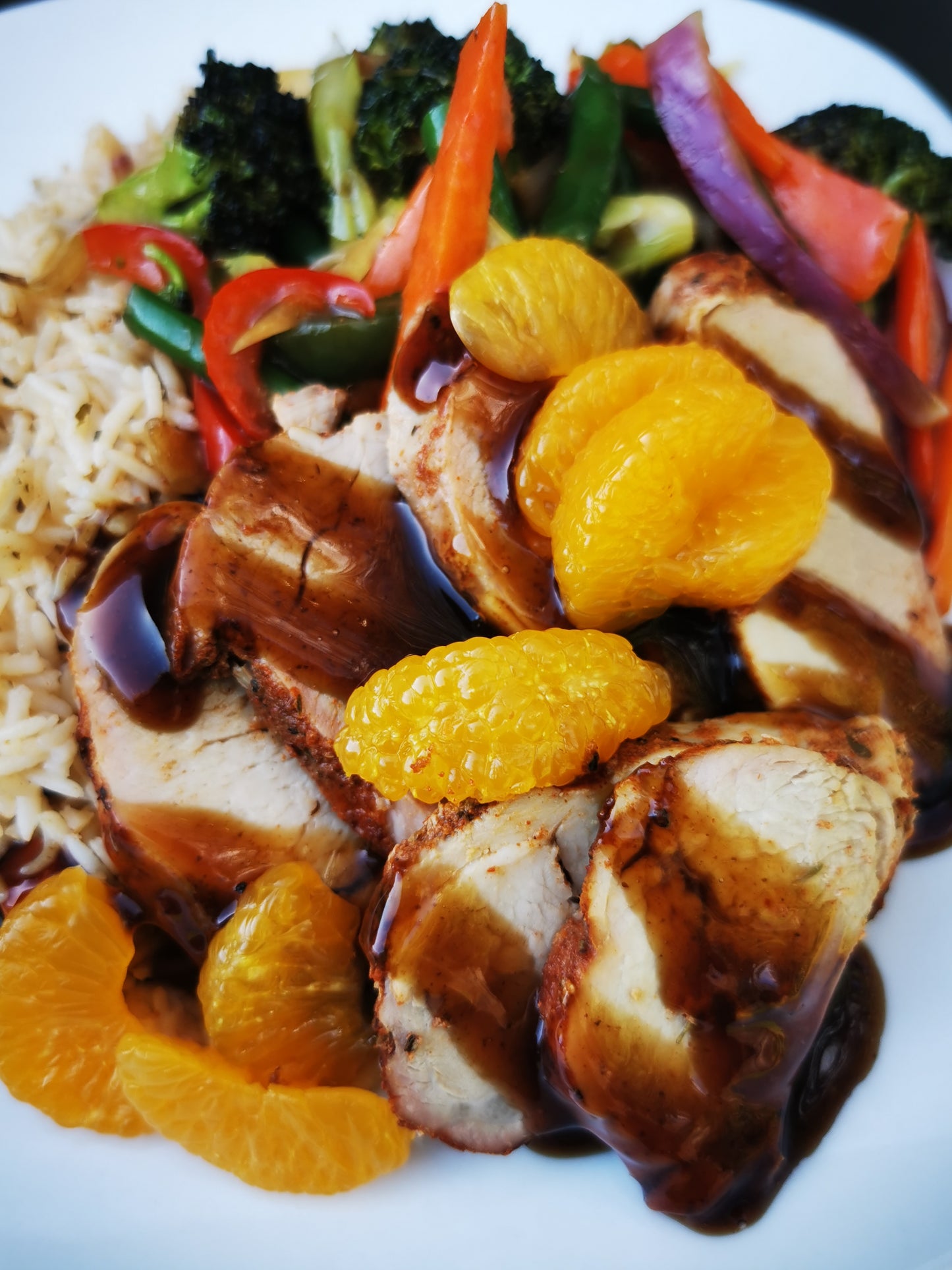 Mandarin Pork Stir Fry (Frozen Meal)