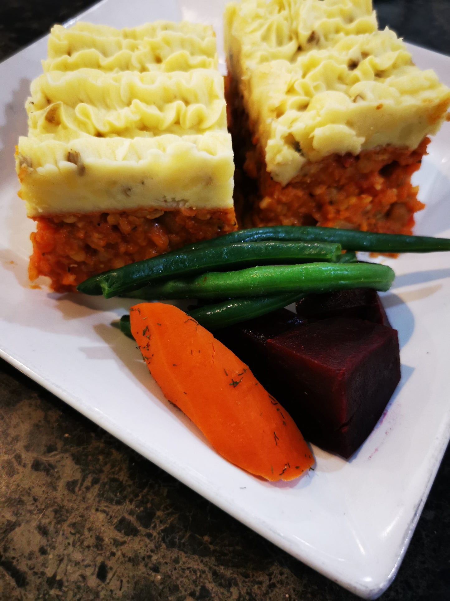 Red Lentil & Eggplant Moussaka