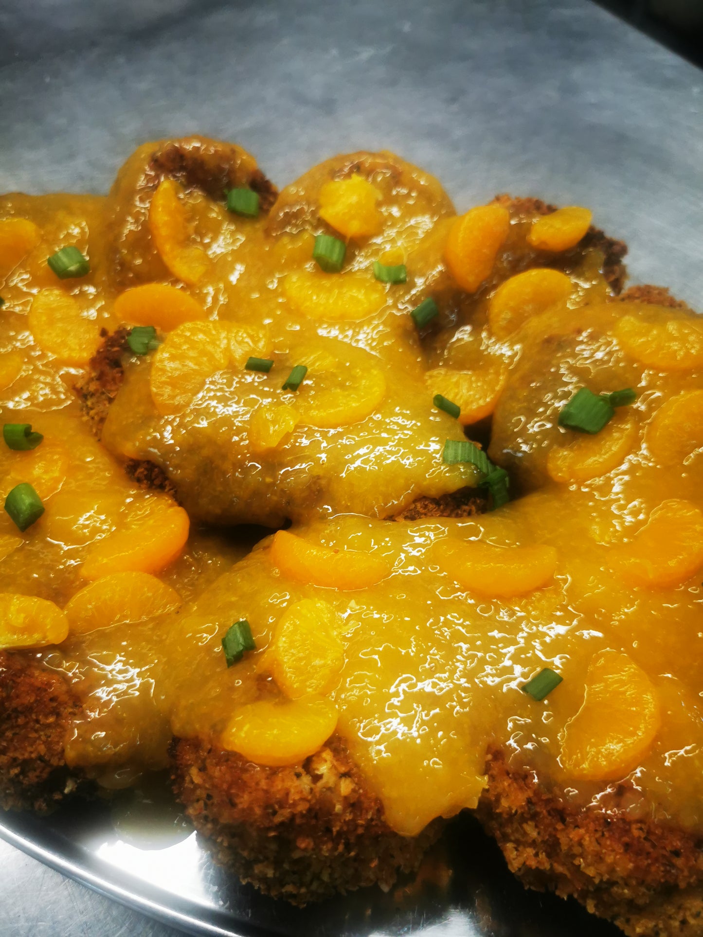 Orange Glazed Chicken~ Includes Starch & Veggies (Frozen Meal)