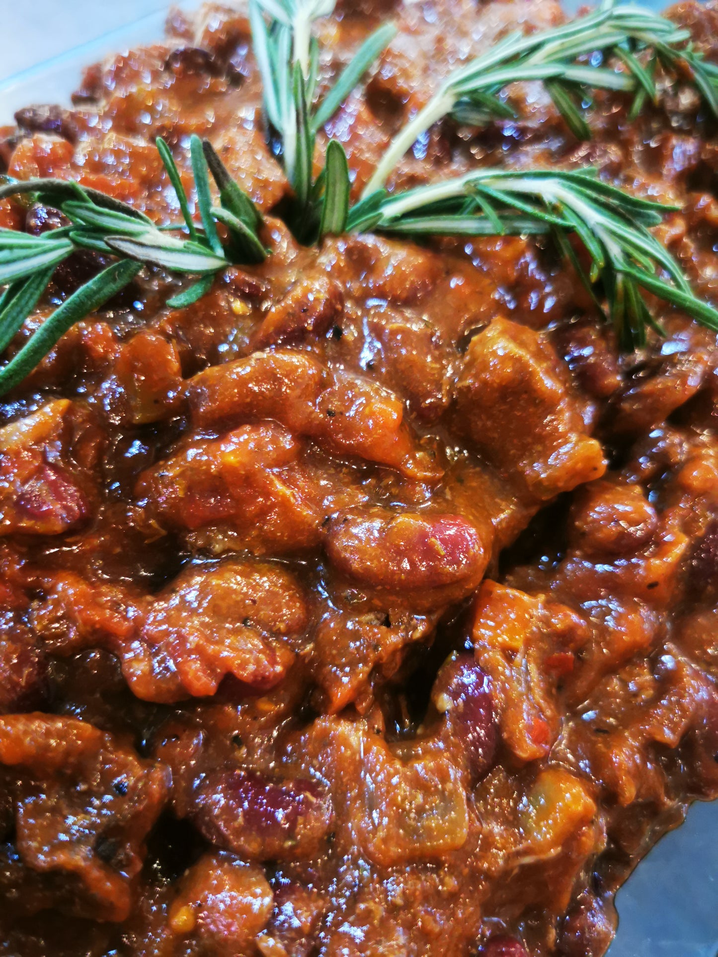 Homestyle Chili ~ Includes Starch & Two Veggies (Frozen Meal)