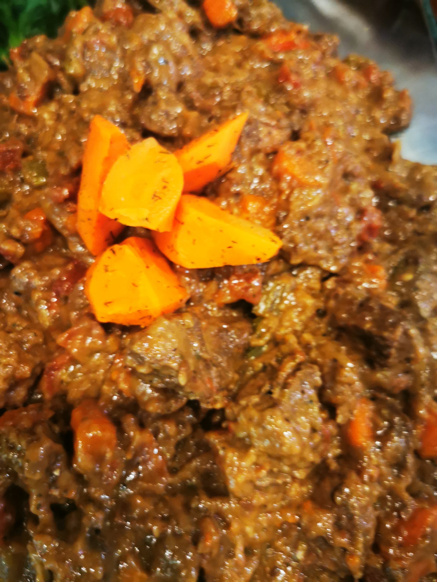 Hungarian Goulash ~ Includes Starch & Two Veggies (Frozen Meal)