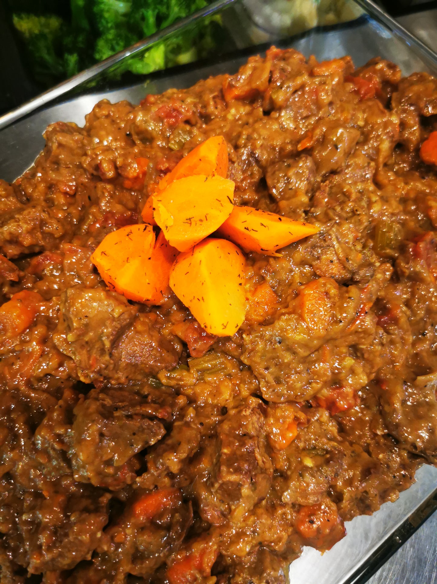 Hungarian Goulash ~ Includes Starch & Two Veggies (Frozen Meal)