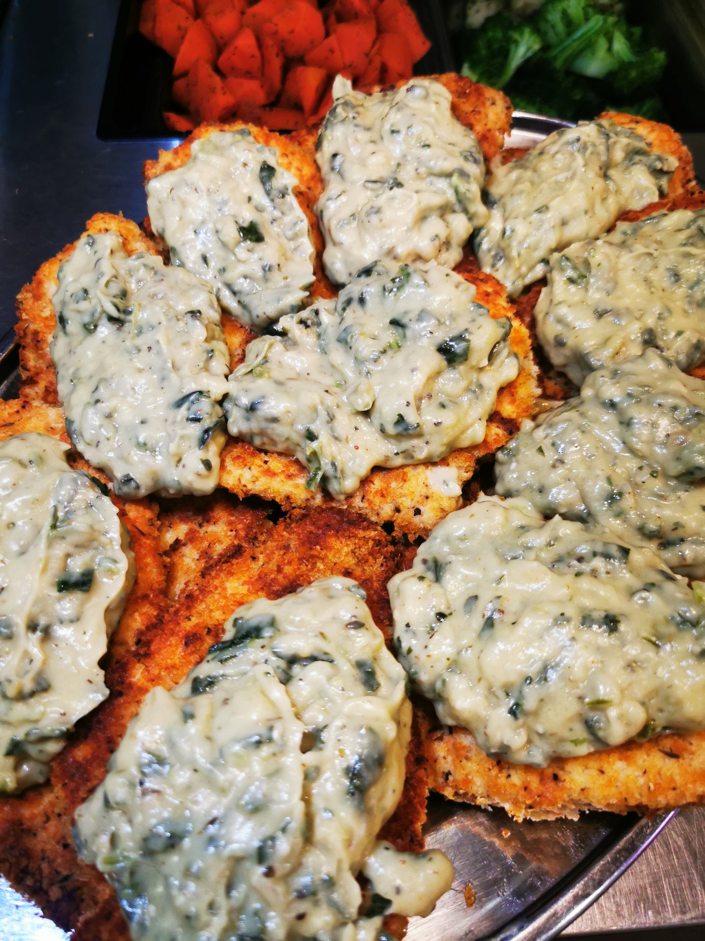 Chicken Florentine ~ Includes Starch & Veggies (Frozen Meal)