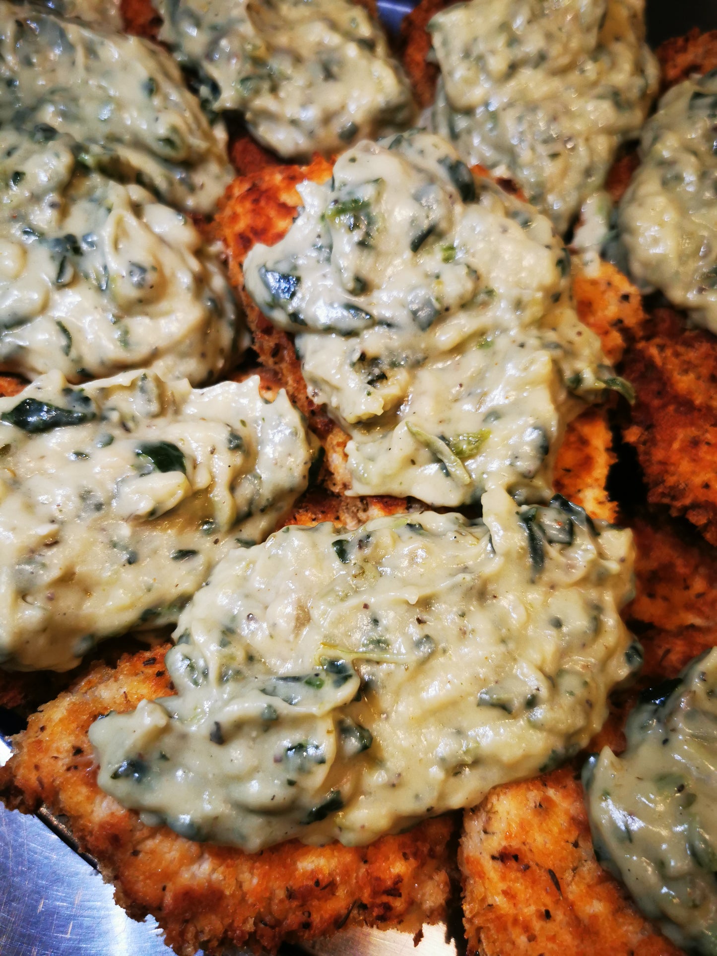 Chicken Florentine ~ Includes Starch & Veggies (Frozen Meal)