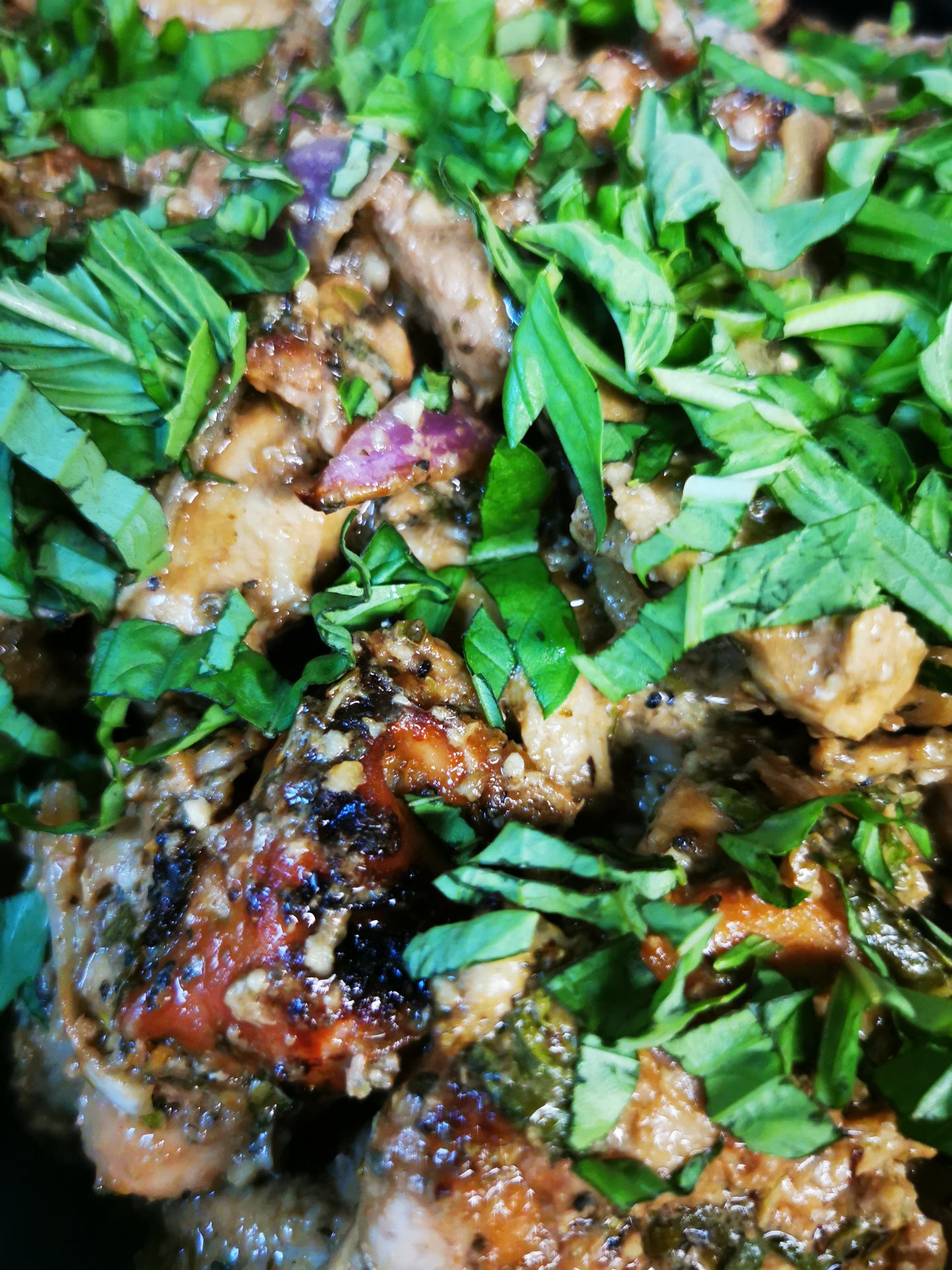 Balsamic Basil Chicken ~ Includes Starch & Veggies (Frozen Meal)