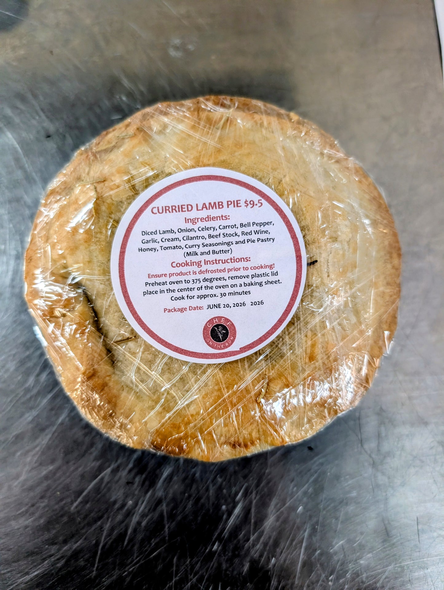 Curried Lamb Pot Pie