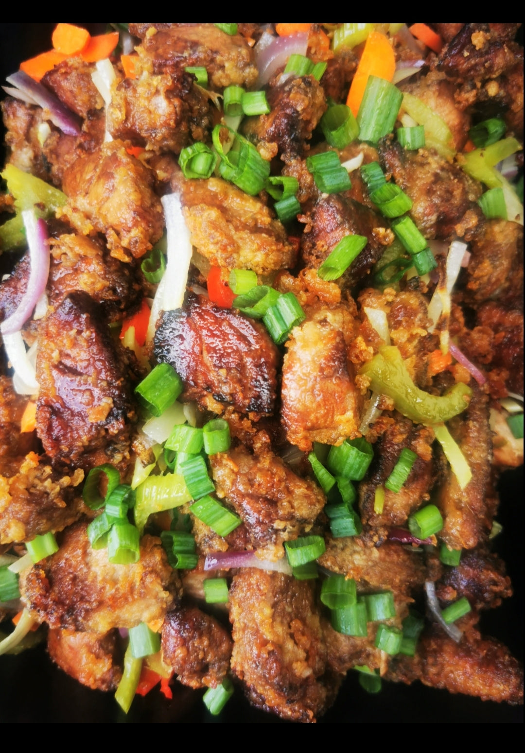 Caramelized Pork Bites~ includes Starch & Two Veggies (Frozen Meal)