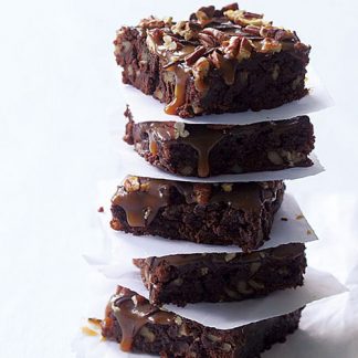 Caramel Chocolate Pecan Brownie
