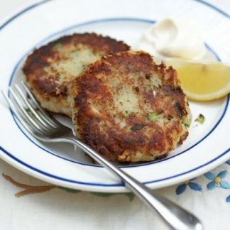 Seafood Crab Cakes ~ Includes Starch & Veggies (Frozen Meal)
