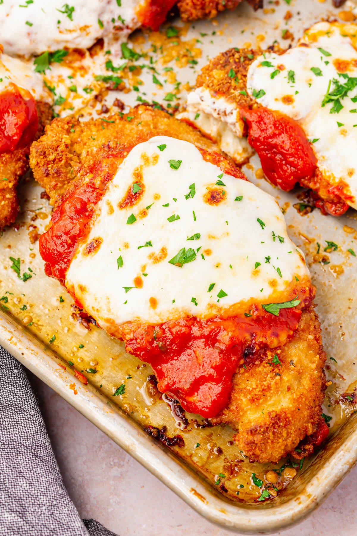 Chicken Parmesan ~ w Starch & Two Veggies already included (Frozen Meal)