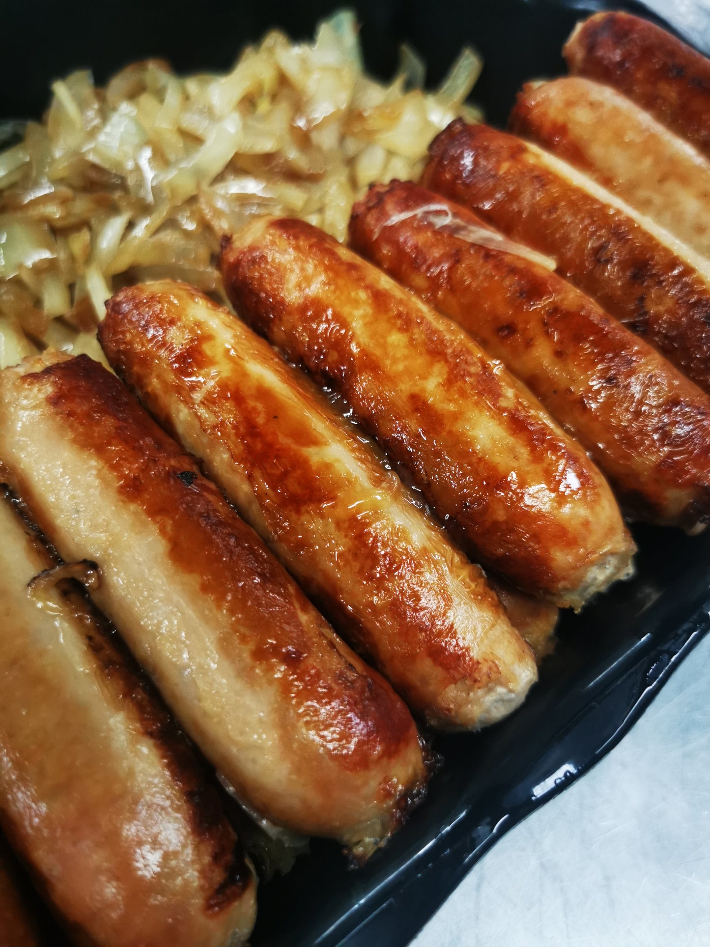 English Bangers Includes Starch & Veggies (Frozen Meal)