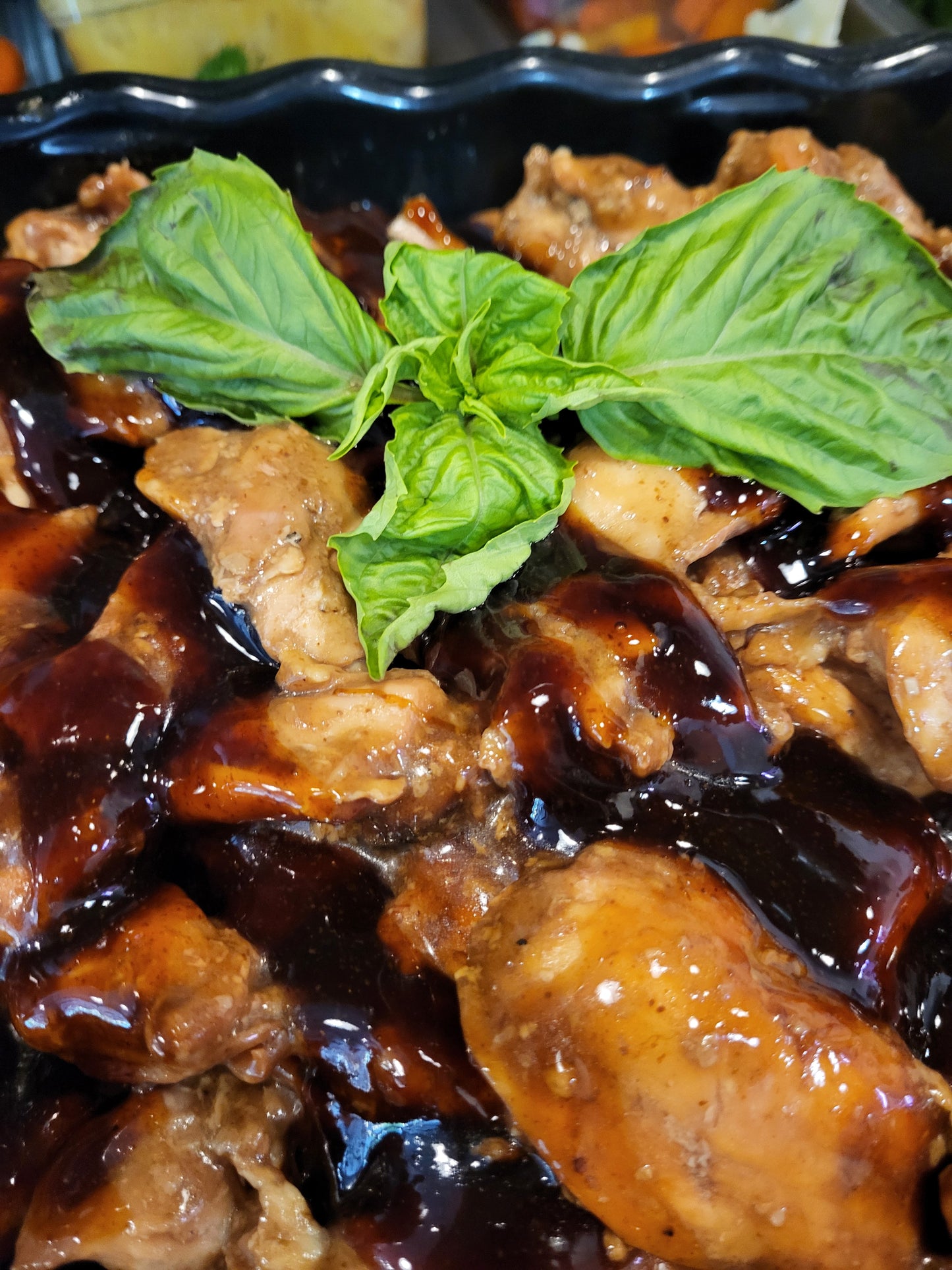 Honey Garlic Chicken ~ Includes Starch & Veggies (Frozen Meal)