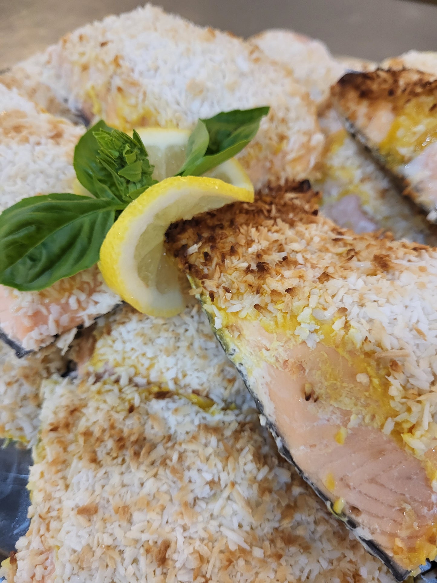 Coconut Crusted Salmon