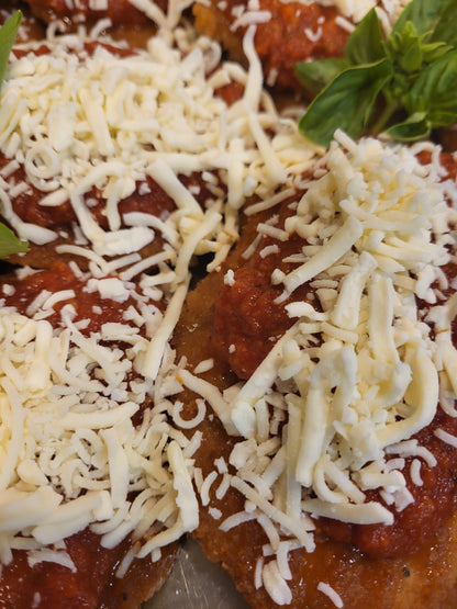 Veal Parmesan ~ Includes Starch & veggies (Frozen Meal)