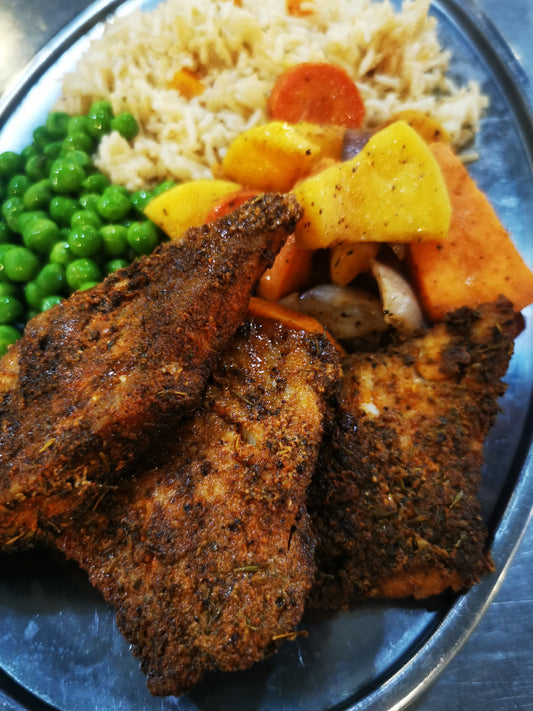 Blackened Snapper ~ Includes Starch & Veggies (Frozen Meal)