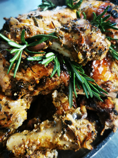 "Bone in" 9 Cut Rosemary Lime Chicken