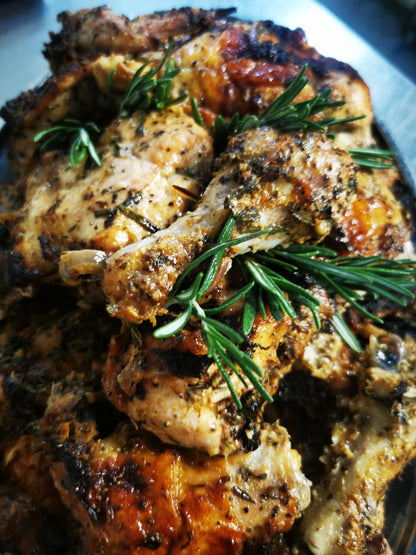 Bone In Rosemary Chicken ~ Includes Starch & Veggies (Frozen Meal)