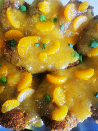 Orange Glazed Chicken~ Includes Starch & Veggies (Frozen Meal)