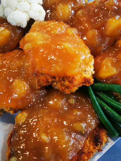 Mango Chutney Chicken ~ w Starch & Two Veggies already included (Frozen Meal)