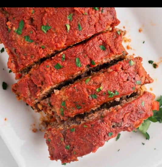 Italian Beef Meatloaf  ~ Includes Starch & Two Veggies (Frozen Meal)
