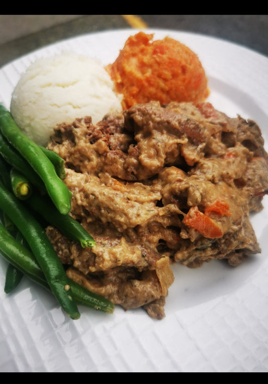 Beef Stroganoff ~ Includes Starch & veggies (Frozen Meal)