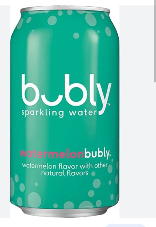 Watermelon bubly water
