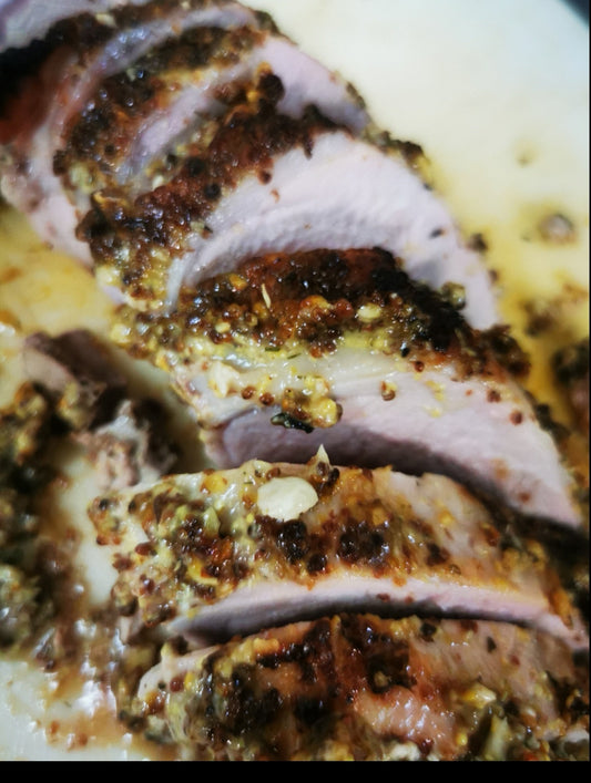 Dijon Cream Pork Tenderloin - Includes Starch & Veggies (Frozen Meal)