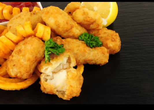 GF Atlantic Cod Nuggets ~ Includes Starch & Veggies (Frozen Meal)