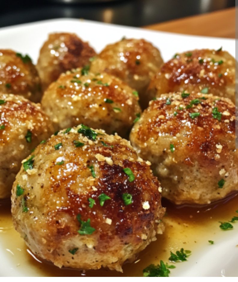 Honey Garlic Turkey Meatballs