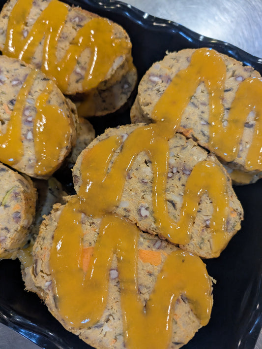 Vegetarian Loaf - including Pre Selected Starch and Veggies (Frozen Meal)