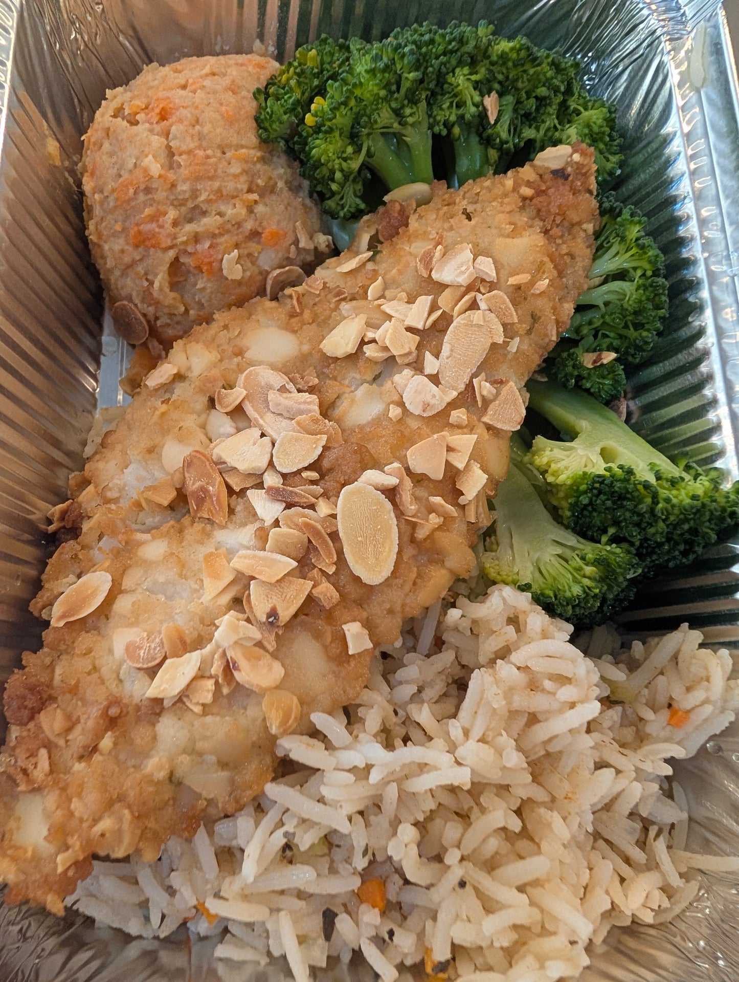 Almond Crusted Sole Fillet (frozen meal)