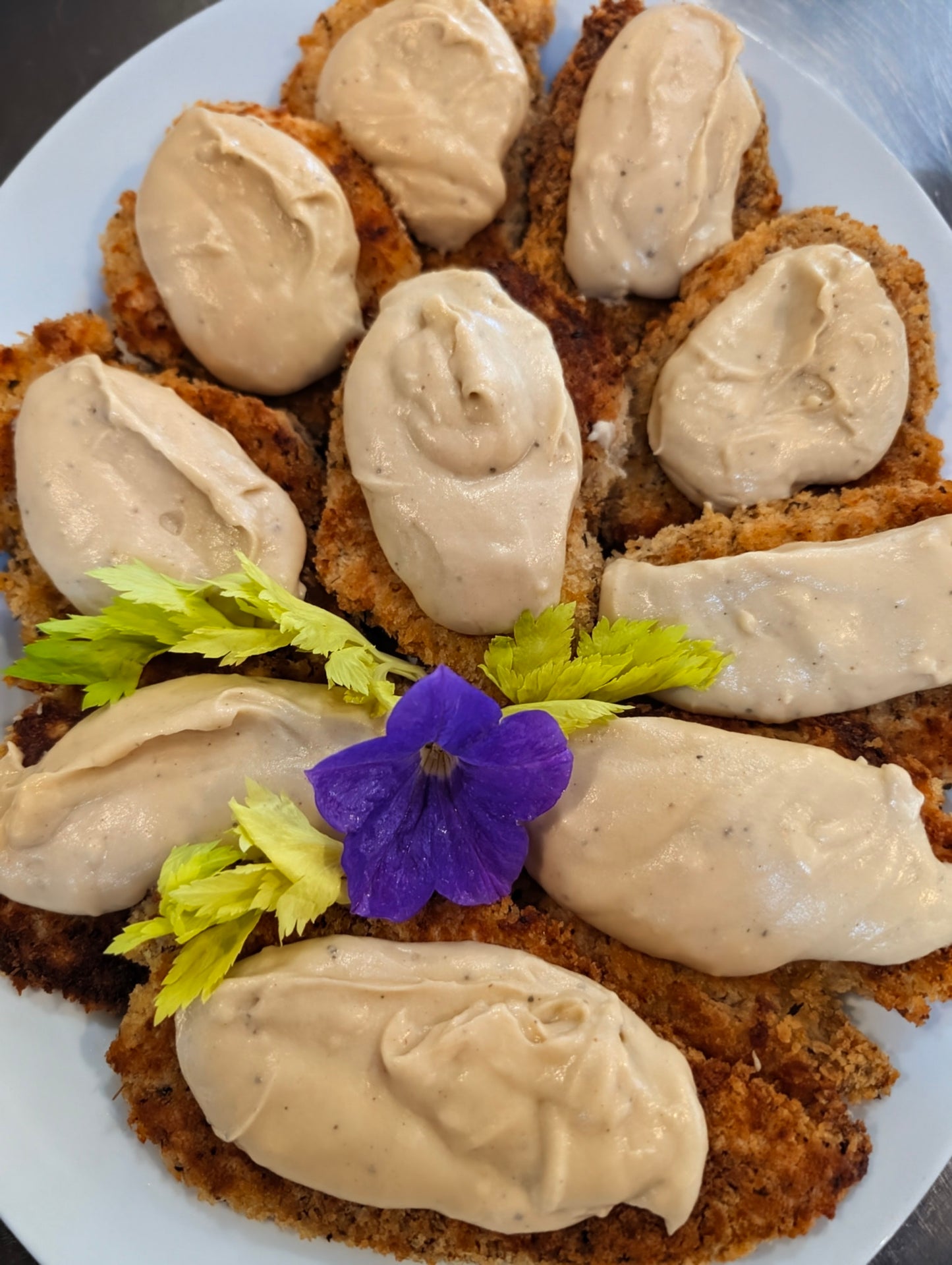 Dijon Cream Chicken~ Includes Starch & two Veggies (Frozen Meal)