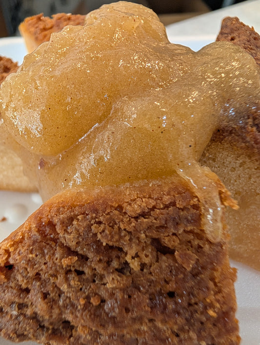 Gluten Free) Vanilla Butter Mochi Cake