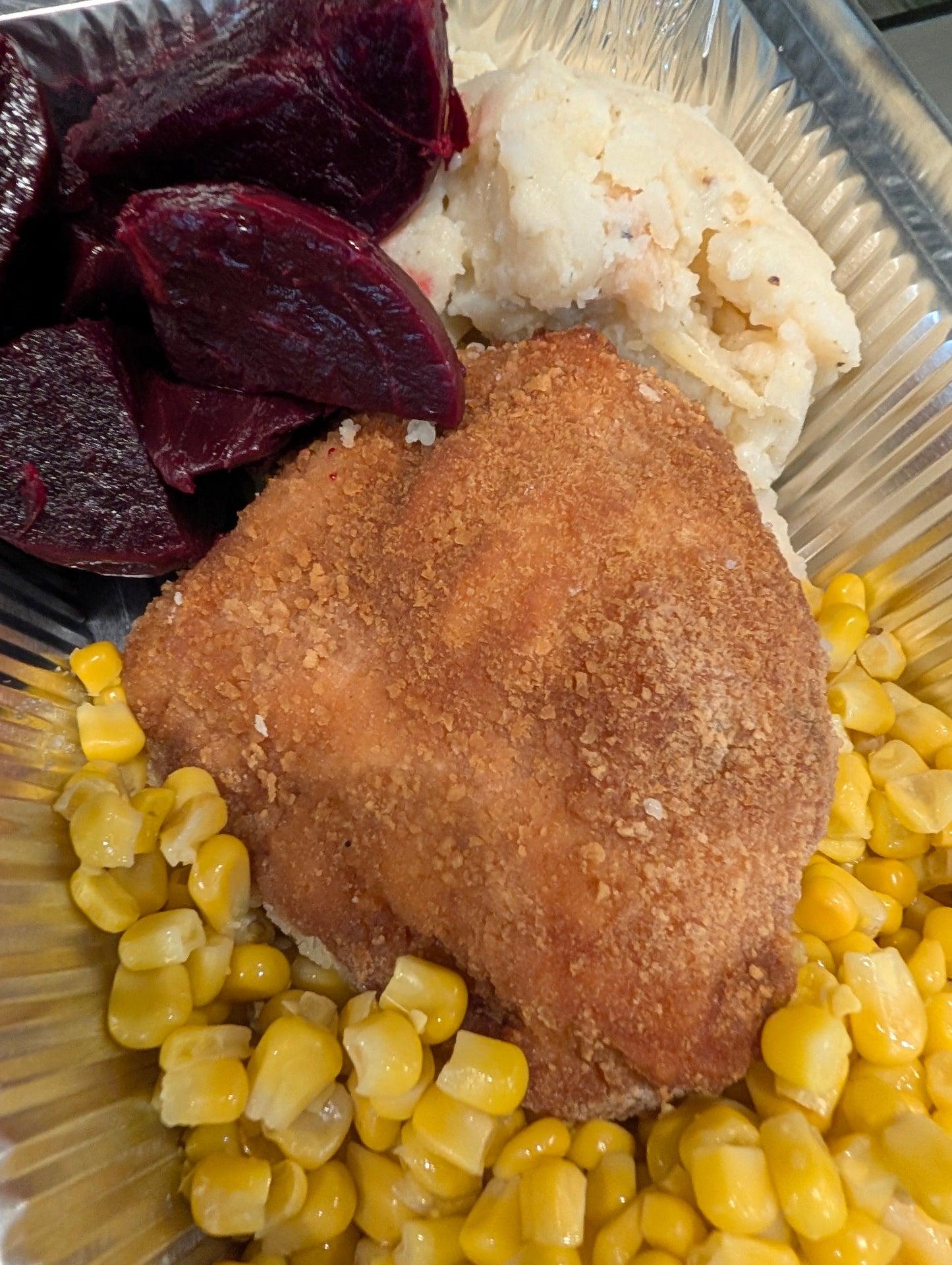 Chicken Kiev (Garlic Butter Stuffed ) includes Veggies & Starch