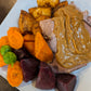 Beef Pot Roast ~ Includes Starch & Two Veggies (Frozen Meal)