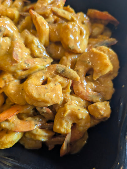 Coconut Curried Prawns  ~ includes Starch & Veggies (Frozen Meal)