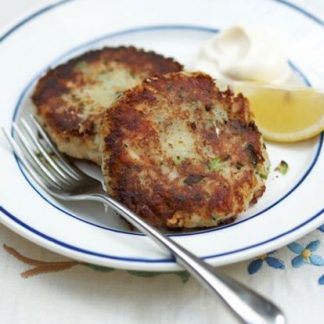 Crab Cakes ~ Includes Starch & Veggies (Frozen Meal)