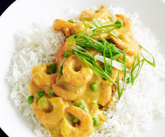 Coconut Curried Prawns (gf)
