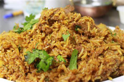 Mild Curried Lamb Biryani