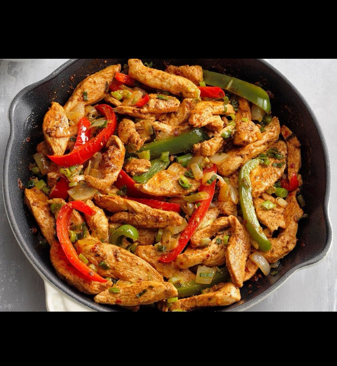 Fajita Style Chicken (g/f)~ Includes Starch & Veggies (Frozen Meal)