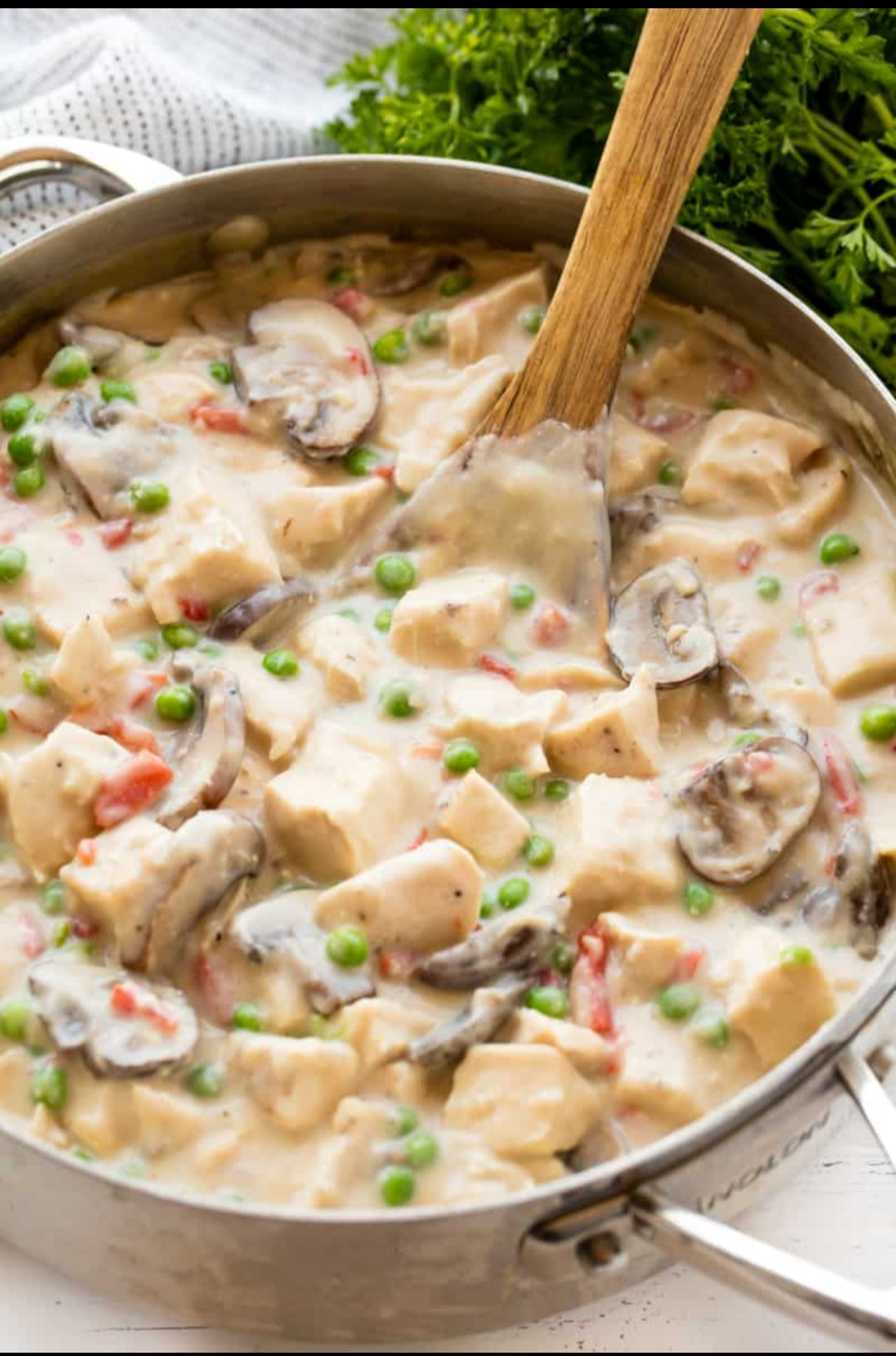 Chicken A La King~ Includes Starch & Veggies (Frozen Meal)
