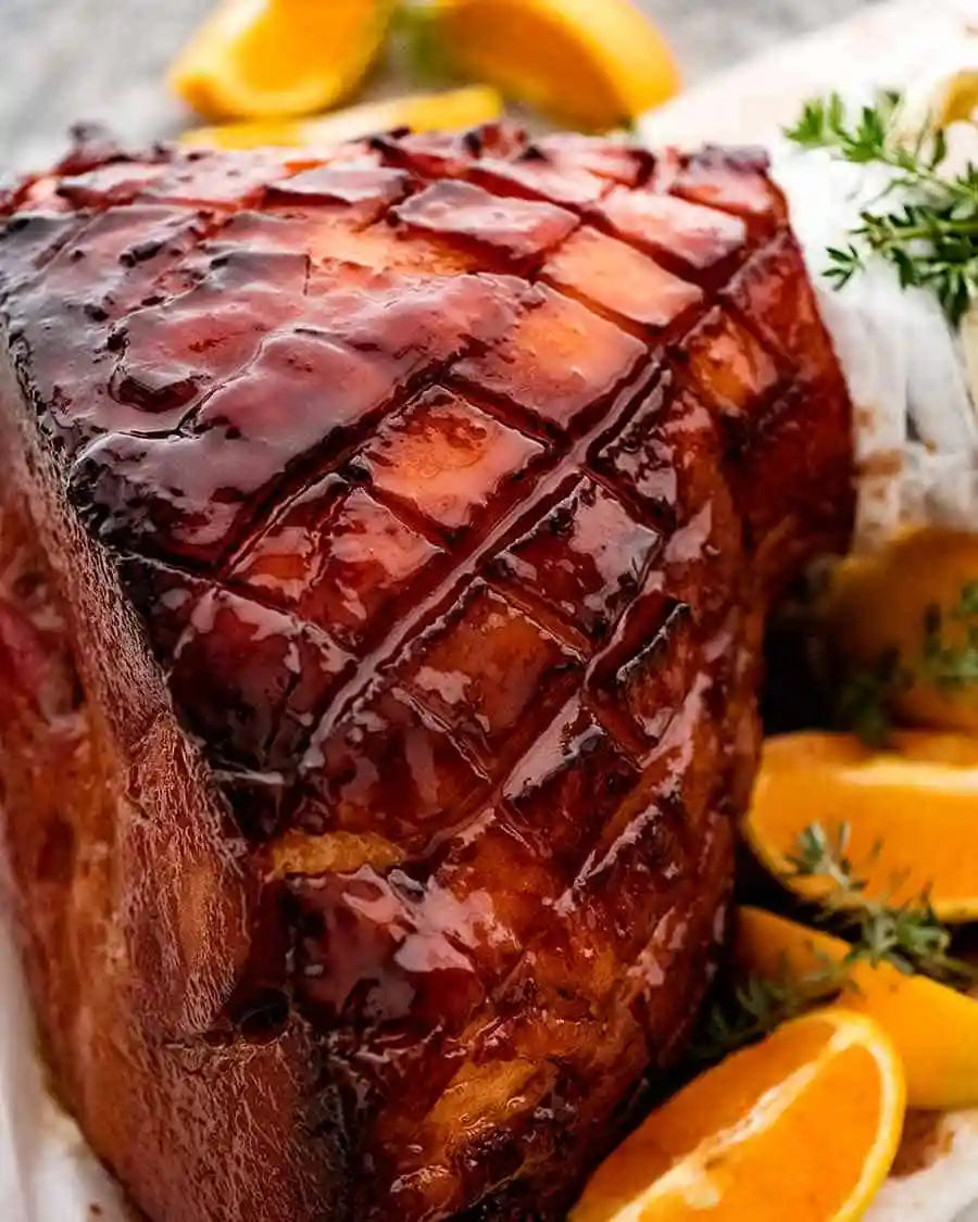 Pineapple Orange Glazed Ham